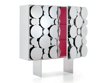GAGÀ - Stainless steel highboard with doors by Opinion Ciatti - view 3